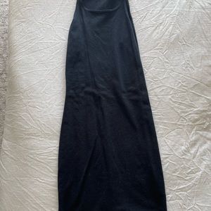 American apparel black high neck mini dress